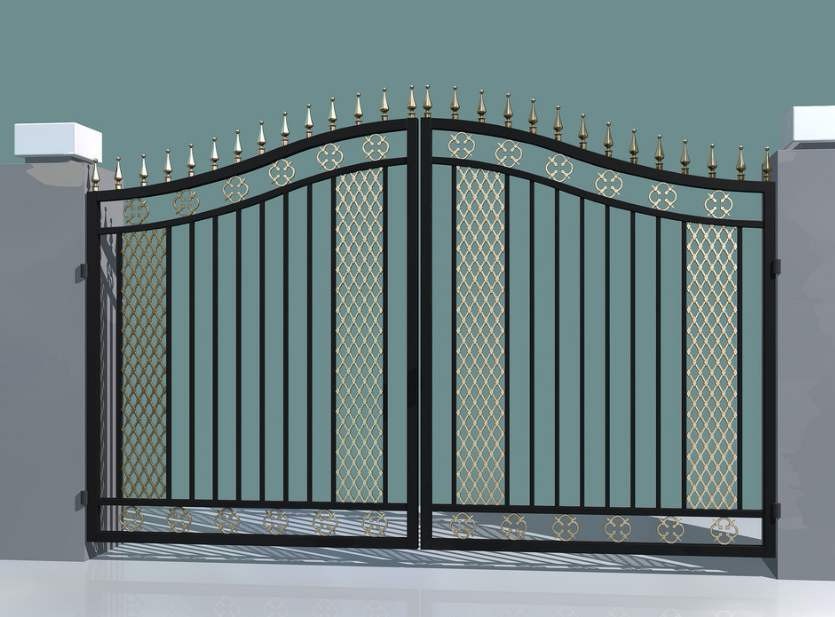 天津濱海新區中塘鎮鐵藝護欄-中式庭院圍欄現貨安裝